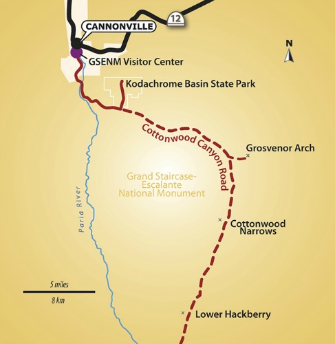 Grosvenor Arch Area Map
